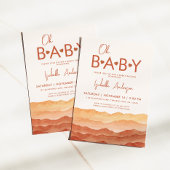 Oh Baby Boho Baby shower Kaart