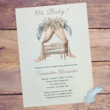 Oh Baby boho baby shower