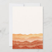 Oh Baby Boho Baby shower Kaart (Achterkant)