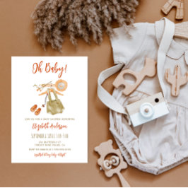 Oh Baby Boho Baby shower Uitnodiging