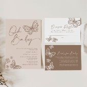 Oh Baby Boho Baby Shower Uitnodiging