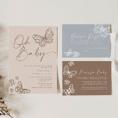 Oh Baby Boho Baby Shower Uitnodiging