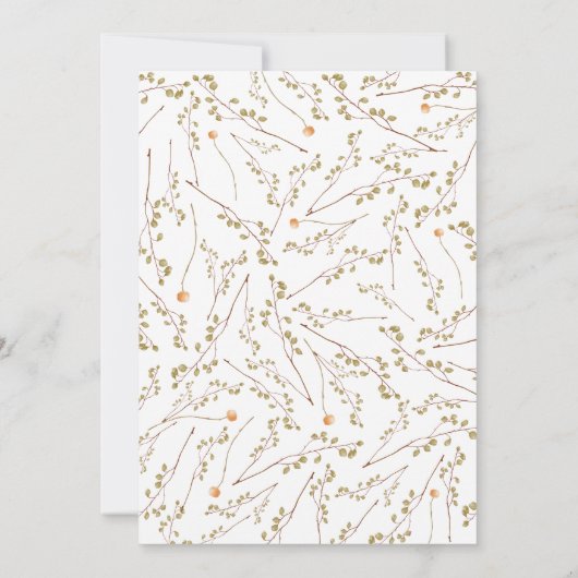 Oh Baby Boho Baby shower Uitnodiging (Achterkant)