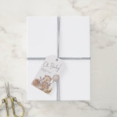 Oh Baby Boho Botanisch met Sweet Beer Baby shower Cadeaulabel (Met Touw)