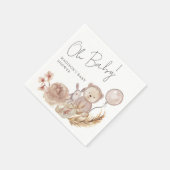Oh Baby Boho Botanisch met Sweet Beer Baby shower Servet (Hoek)