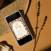 Oh Baby! Boho Checkered | Gingham | BABY SHOWER I Kaart