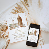 Oh Baby Boho Genderneutraal Baby shower Kaart