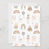 Oh Baby Boho Kleren Baby Shower Uitnodiging (Achterkant)