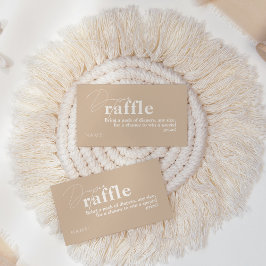 Oh Baby Boho Modern Eenvoudig Baby shower luid Informatiekaartje