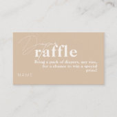 Oh Baby Boho Modern Eenvoudig Baby shower luid Informatiekaartje (Voorkant)