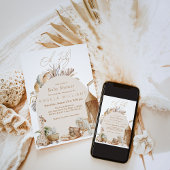 Oh Baby Boho Safari Kwekerij Neutraal Baby shower Kaart