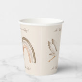 Oh Baby Boho Waterverf Papieren Bekers (Rechts)