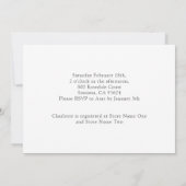 Oh Baby Boho Waterverf Rainbow Baby shower Invita Kaart (Achterkant)