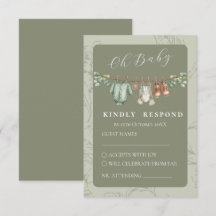 Oh Baby Botanische Salie Baby Shower