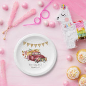 Oh Baby Boy Little Pumpkin Herfst Baby shower Papieren Bordje (Feest)