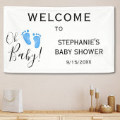 Oh Baby Boy's Baby shower Welkom Spandoek