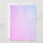 Oh Baby Butterflies Elephant Baby shower Kaart (Achterkant)