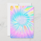 Oh Baby Butterflies Elephant Tie DyeBaby Shower    Kaart (Achterkant)