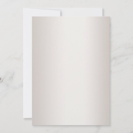 OH Baby. Calligrafie Ombré Taupe Stripes Kaart (Achterkant)