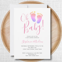 Oh Baby Couples Girl's Baby shower