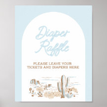 Oh Baby Cowboy Baby Shower Luiers Raffle