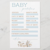 Oh Baby Cowboy Baby Shower Predictions (Voorkant)