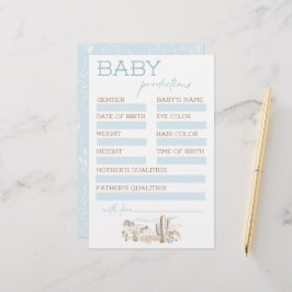 Oh Baby Cowboy Baby Shower Predictions