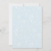 Oh Baby Cowboy Desert Baby shower Invitation Kaart (Achterkant)