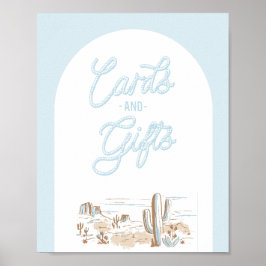 Oh Baby Cowboy Shower Cards & Gifts Poster