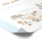 Oh Baby Cowboy Shower Rope Favor Poster (Hoek)