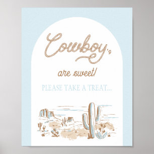 Oh Baby Cowboy Shower Touw Favor Poster