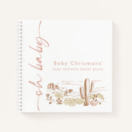 Oh Baby Cowgirl Shower Guest Book Notitieboek