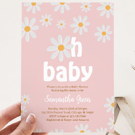 Oh Baby Daisy Baby Shower Kaart