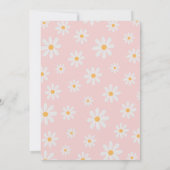 Oh Baby Daisy Baby shower Kaart (Achterkant)