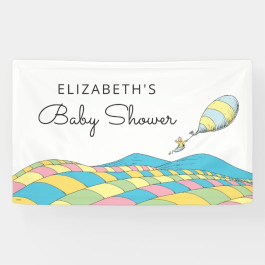 Oh, Baby, de plaatsen waar je Baby shower banner g (Horizontaal)