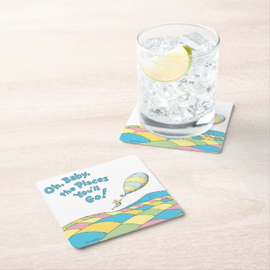 Oh, Baby, de plaatsen waar je Baby shower gaat hal Kartonnen Onderzetters (Insitu)