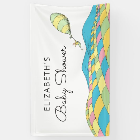 Oh, Baby, de plaatsen waar je Baby shower gaat hal Spandoek (Verticaal)