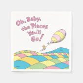 Oh, Baby, de plaatsen waar je Baby shower Napkins  Servet (Voorkant)