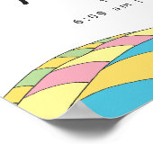 Oh, Baby, de plaatsen waar je gaat! Birth Stats Poster (Hoek)