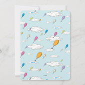 Oh, Baby, de plaatsen waar je naar het Baby shower Kaart (Achterkant)