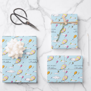 Oh, Baby, de Plaatsen Waar Je Naar Toe Gaat Baby S Inpakpapier Vel