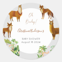 Oh Baby  Desert Lama Coyoute Baby shower