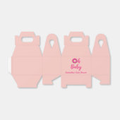 Oh Baby Donut Baby shower Bedankdoosjes (Uitgevouwen)