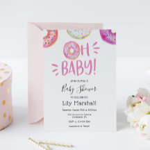 Oh Baby Donut Baby shower