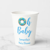 Oh Baby Donut Baby shower Papieren Bekers (Voorkant)