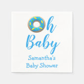 Oh Baby Donut Baby shower Servet (Voorkant)