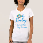 Oh Baby Donut Baby shower T-shirt (Voorkant)