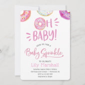 Oh Baby Donut Baby Sprinkle Kaart (Voorkant)