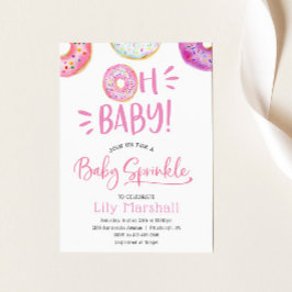 Oh Baby Donut Baby Sprinkle Kaart