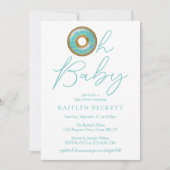 Oh Baby Donut Sprinkle Boys Baby shower Kaart (Voorkant)